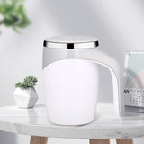 Rechargeable Automatic Coffee Cup, High Value Electric Stirring Lazy Milkshake Rotating Magnetic Water Cup