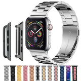 Suitable for Three-bead Stainless Steel Solid Metal Watch Strip (Watch not Included)