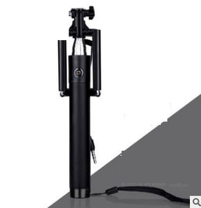 Three Generations of Line-controlled Self-timer Rods, Telescopic Convenient Aluminum Alloy Selfie Device