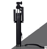 Three Generations of Line-controlled Self-timer Rods, Telescopic Convenient Aluminum Alloy Selfie Device