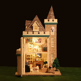 Moonlight Castle, DIY Cottage Hand-assembled House Model