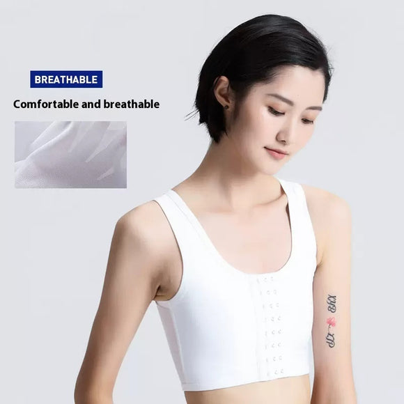 Women's Breathable Corset, Ice Silk Ultra-thin Tomboy Short Vest