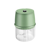 USB Rechargeable Electric Garlic Press, Portable Wireless Food Chopper Mini Complementary Food Mixer