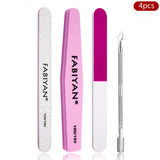 Nail Art Tool Set with Polishing File, Manicure Accessories