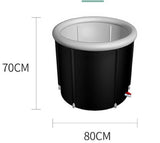 Portable Inflatable Ice Recovery Tub for Cold Water Therapy – Foldable PVC Soaking Pool with Air Ring Support for Indoor & Outdoor Use