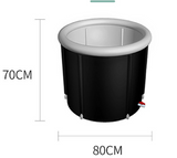Portable Ice Baths Inflatable Air Ring PVC Bath Bath Household Bath Tub Holder Foldable Bath Tub for Recovery Therapy Outdoor