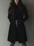 Women’s Long Trench Coat in Western Style for Fall & Winter