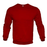 Men’s Warm Fleece-lined Crew Neck Knitwear