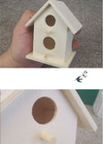 Bird Nest Ornament, Creative Wooden Outdoor Garden Pet House