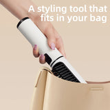 LCD USB Charging Straight Comb, Negative Ion Lazy Hair Straightener, Curly Hair, Dual-use Broken Hair Finishing Device