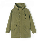 Men's Mid-length Hooded Windshield Jacket