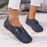 INS Square Toe Slip-on Sandals, Summer Fashion Soft Flat Shoes for Women