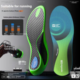 Full Palm Carbon Plate, Arch Support Insoles for Flat Feet & Sports