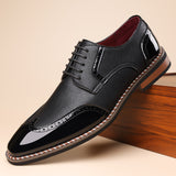 Men’s Premium Pointed Toe Leather Shoes – Breathable & Comfortable Formal Style
