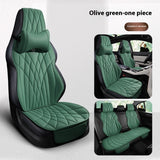Universal Leather Car Seat Cover – Semi-surrounded Design for Vehicles