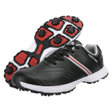 Men's Professional Waterproof Spikes, Plus Size Golf Shoes