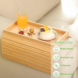 Foldable Tray for Snacks, Fruits and Beverages, Sofa Storage Rack