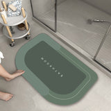 Cushion Bathroom Sliding Door Floor Bathroom Foot Mat
