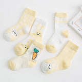 Cotton Breathable Unisex Kids' Socks (Pack of 2)