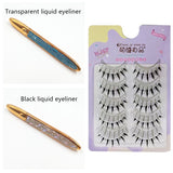 False Eyelashes, Self-adhesive Multicolor Eyeliner