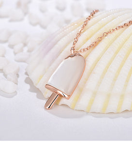 Ice Cream Shell, Women's Fritillary Necklace