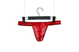 Men's T-shaped Underwear, Breathable Low Waist U Convex Panties (Pack of 2)
