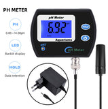 PH Meter Analyzer Resolution with Backlight, PH-990 Test Meter, Aquarium Fish Tank Detector