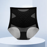 Ultra-thin High Waist Shaping Underwear, Cool Ice Silk Nylon Briefs