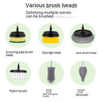 Electric Cleaning Brush, Multifunctional Scouring Pad
