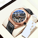 Flywheel Sun Moon Star, Men's Mechanical Watch