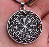 Nordic Symbol Viking Rune Ring Amulet Pendant Necklace