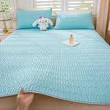 Summer Cooling Mattress – Thick Ice Silk Breathable Sleeping Mat