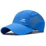 Men’s Outdoor Sun Visor Baseball Cap with Quick-dry Mesh
