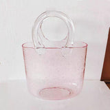 Simple Home Decor Glass Vase for TV Cabinet & Tabletop