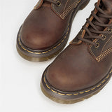 Leather Women's Boots, Vintage Good-year Sewing Shoes