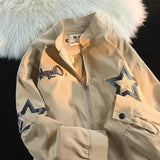 High Street Loose Couple Baseball Uniform Jacket