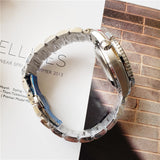 Simple Two Eyes Five Hands Calendar, Men's Quartz Watch