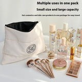 New Camellia Classic Style, Hand-held, Good-looking Portable Cosmetic Bag