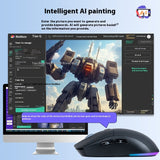 Multifunctional AI Bluetooth Wireless Mouse with Voice Input & Translation
