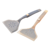 Heat-resistant Silicone Frying Spatula – Wide Mouth Non-stick Cooking Turner (Pack of 2)