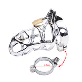 Stainless Steel Male Chastity Lock, Catheter Device