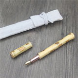 Natural Butterfly Bamboo Premium Pen