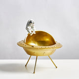 Nordic Astronaut Candy Dish Decorative Bowl – Luxury Artistic Home Decor Accent
