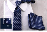 Business Formal Wear, Casual Tie + Pocket Square Combination