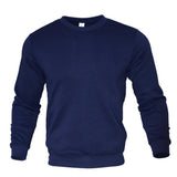 Men’s Warm Fleece-lined Crew Neck Knitwear