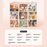 Toy Assembled Model, House Christmas Gift Building Blocks