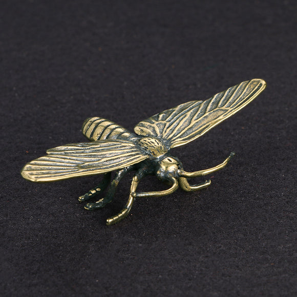 Handmade Solid Pure Copper, Dragonfly-patterned Ornaments or Jewelry