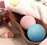 6 Pcs Organic Bath Bombs, Bubble Bath, Mint Lavender Rose Flavor