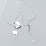 Fashion Jewelry Envelope Necklace – Women's Love Letter Pendant Gift