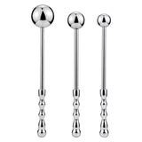 Stainless Steel Butt Plug, Hand Tapping Jewel